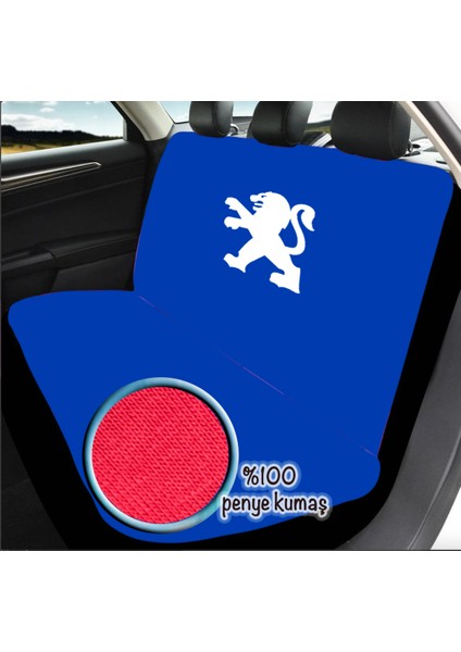Oto Koltuk Kılıfı Penye Peugeot 206+ Uyumlu Yıkanabilir,terletmez 6 Renk modelleri