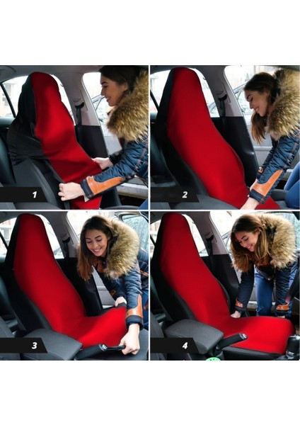 Oto Koltuk Kılıfı Peugeot 106 Uyumlu Yıkanabilir %100 Penye 6 Renk Araç Servis Kılıfı %100 Penye fırsatları