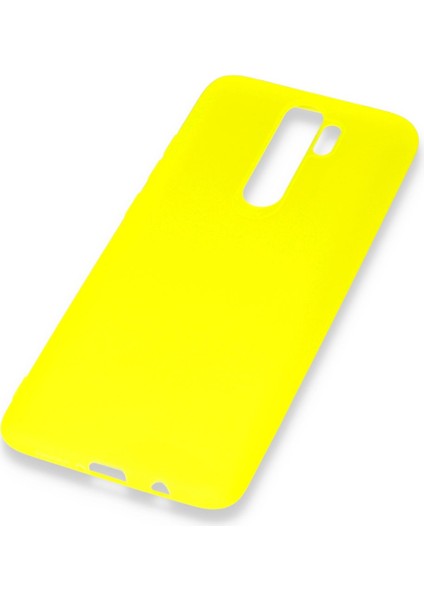 Xiaomi Redmi Note 8 Pro Kılıf Hopi Silikon - Sarı