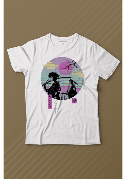 Samurai Chillhop Samuray Japonca Chill Baskılı Tişört Çocuk T-Shirt
