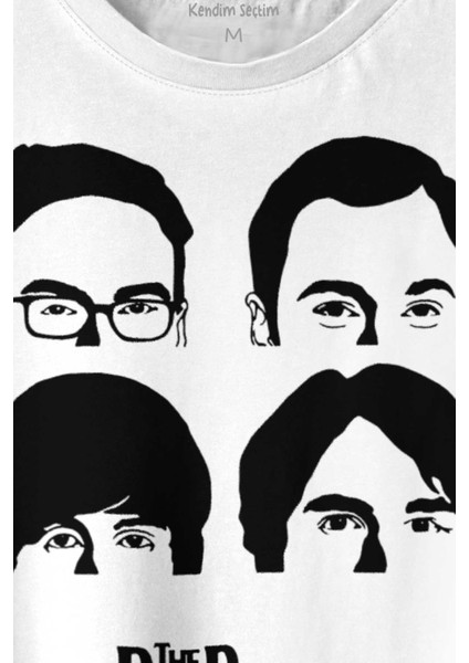 Big Bang Theory Dizi The Beatles Rock Kısa Kollu Baskılı Erkek T-Shirt Unisex Tişört