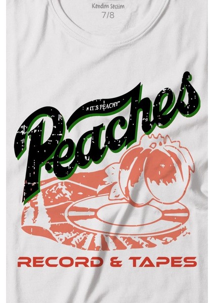 Peaches And Records Grunge Type Baskılı Tişört Çocuk T-Shirt fiyatları