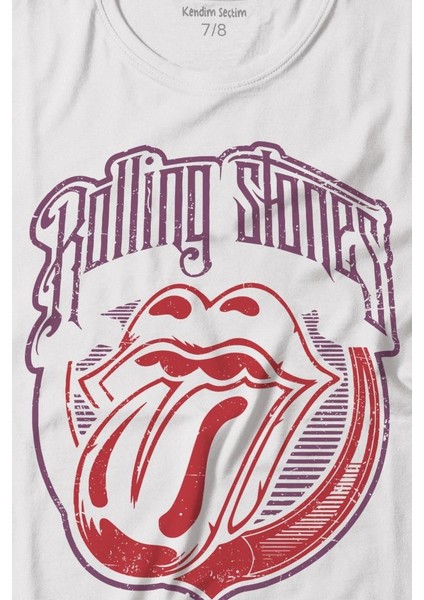 Rolling Stones Rock Retro 70S 80S Music Baskılı Tişört Çocuk T-Shirt fiyatları