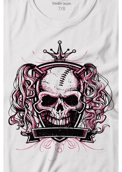 Skul Pigtalis Kuru Kafa Acrest Baskılı Tişört Çocuk T-Shirt fiyatları