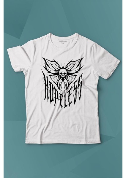Hopeless Gothic Umutsuz Black Karanlık Baskılı Tişört Çocuk T-Shirt