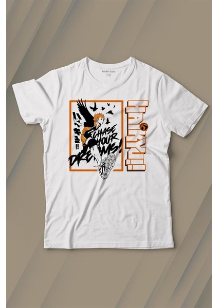 Kendim Seçtim Haikyuu Fly Anime Baskılı Tişört Çocuk T-Shirt