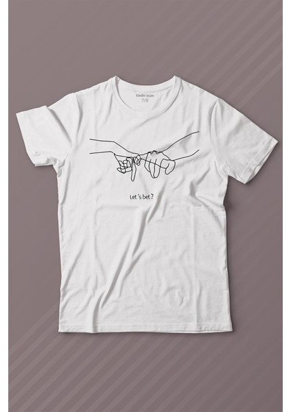 Iddia Sevgili Minimal Baskılı Tişört Çocuk T-Shirt