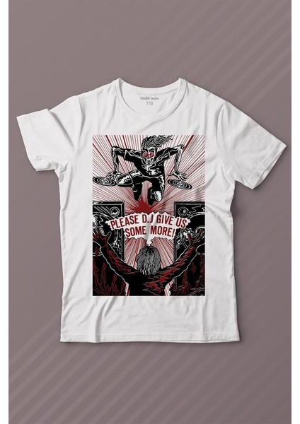 Dj Give Some Music Elektronik Müzik Baskılı Tişört Çocuk T-Shirt