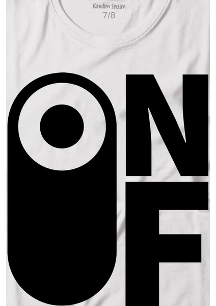 On Off Aç Kapa Urban Street Wear Baskılı Tişört Çocuk T-Shirt fiyatları