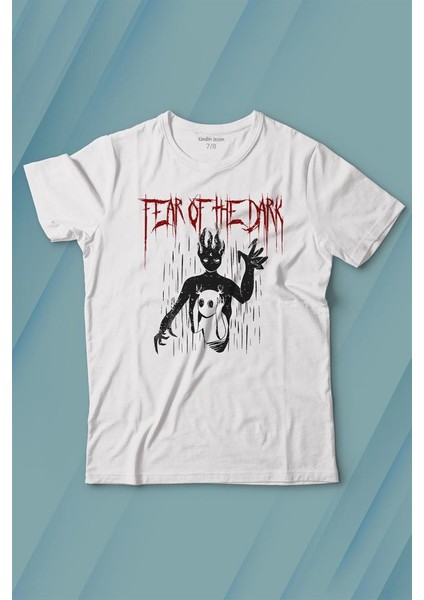 Fear Of The Dark Karanlık Dark Gothic Urban Street Wear Baskılı Tişört Çocuk T-Shirt