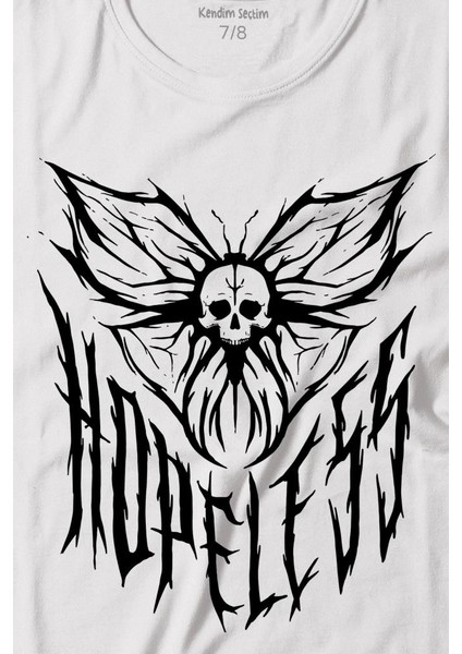 Hopeless Gothic Umutsuz Black Karanlık Baskılı Tişört Çocuk T-Shirt fiyatları