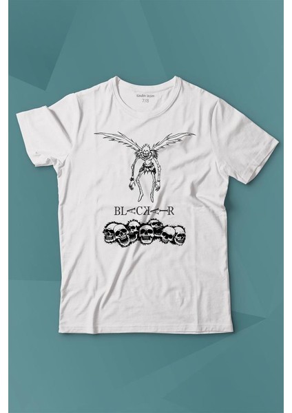 Japon Death Note Black Air Hip Hop Baskılı Tişört Çocuk T-Shirt