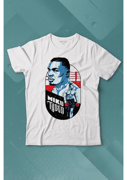 Mike Tyson Boks Box Spor Kral Ring Baskılı Tişört Çocuk T-Shirt