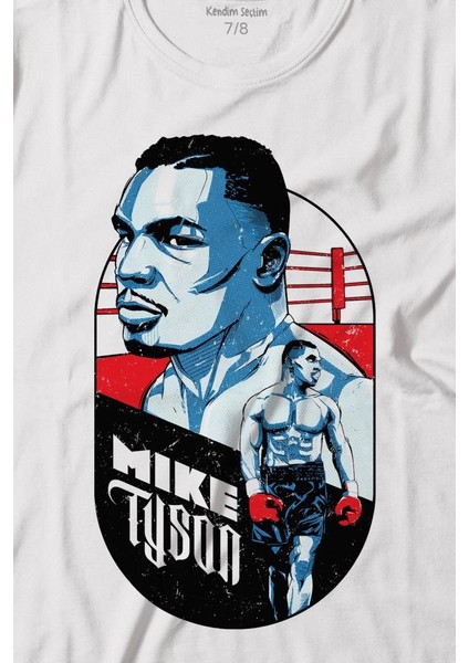 Mike Tyson Boks Box Spor Kral Ring Baskılı Tişört Çocuk T-Shirt fiyatları