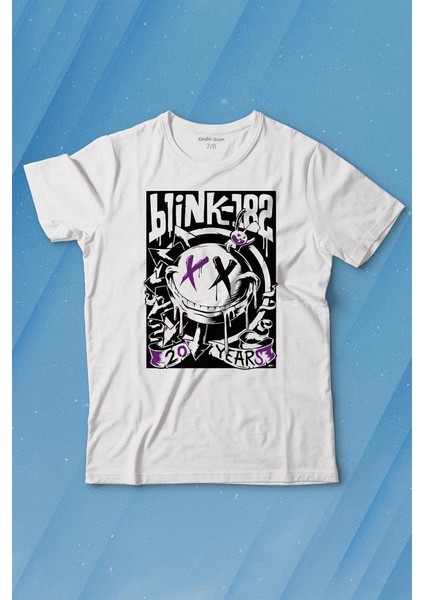 Blink 182 Punk 20 Years Yirminci Yıl Rock Music Müzik Baskılı Tişört Çocuk T-Shirt