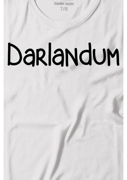 Darlandum Darlandım Dar Lan Dum Karadeniz Trabzon Baskılı Tişört Çocuk T-Shirt fiyatları