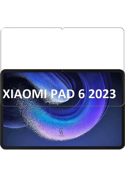 Xiaomi Mi Pad 6 11 Inç Uyumlu Dönebilen Lastikli Tablet Kılıfı Nano Ekran Koruyucu ve Kalem Seti