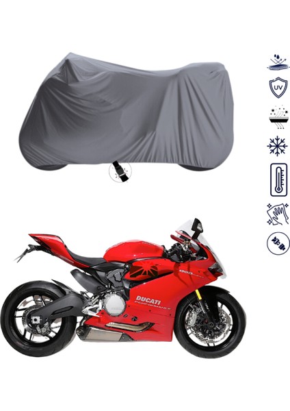 Ducati 899 Panigale Çantalı Motosiklet Brandası 4 Mevsim Su Geçirmez Motor Brandası