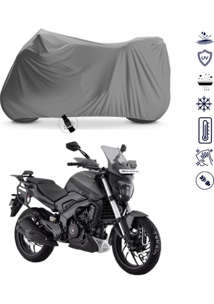 Bajaj Dominar 400 Çantalı Motosiklet Brandası 4 Mevsim Su Geçirmez Motor Brandası