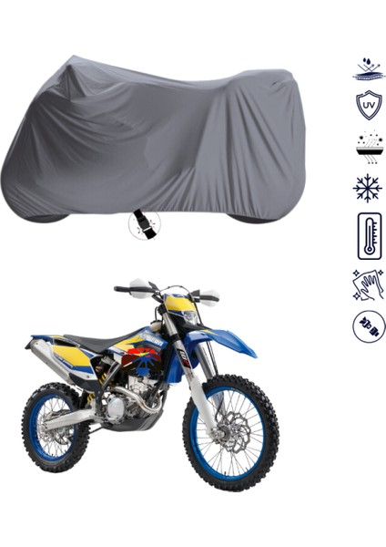 Husaberg Fe 250 Çantalı Motosiklet Brandası 4 Mevsim Su Geçirmez Motor Brandası