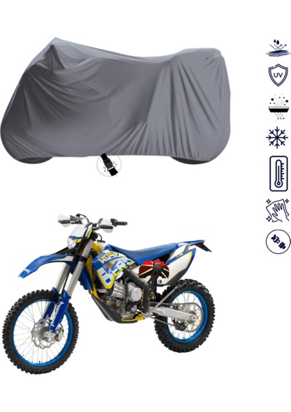 Husaberg Fe 450 Çantalı Motosiklet Brandası 4 Mevsim Su Geçirmez Motor Brandası