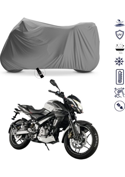 Bajaj Pulsar Ns 200 Abs Çantalı Motosiklet Brandası 4 Mevsim Su Geçirmez Motor Brandası
