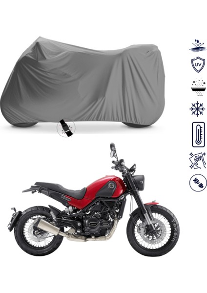 Benelli Leoncino 250 Motosiklet Brandası 4 Mevsim Su Geçirmez Motor Brandası