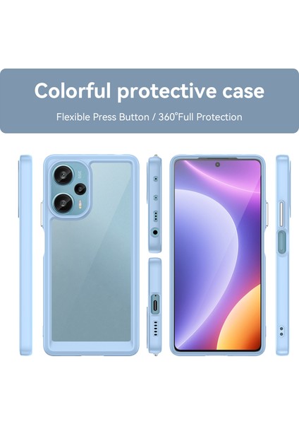 Poco F5 Şeffaf Akrilik Cep Telefonu Kılıfları (Yurt Dışından) modelleri