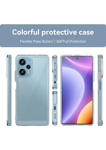 Poco F5 Şeffaf Akrilik Cep Telefonu Kılıfları (Yurt Dışından) modelleri