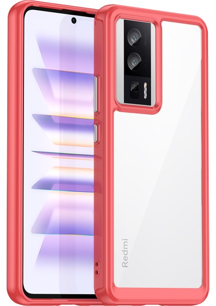 Poco F5 Pro Şeffaf Akrilik Cep Telefonu Kılıfları (Yurt Dışından)