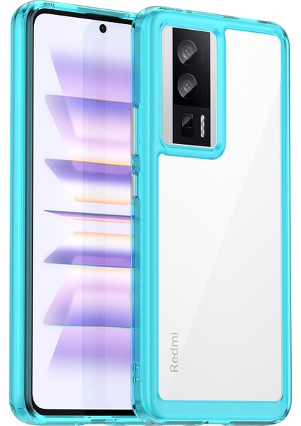 Poco F5 Pro Şeffaf Akrilik Cep Telefonu Kılıfları (Yurt Dışından)