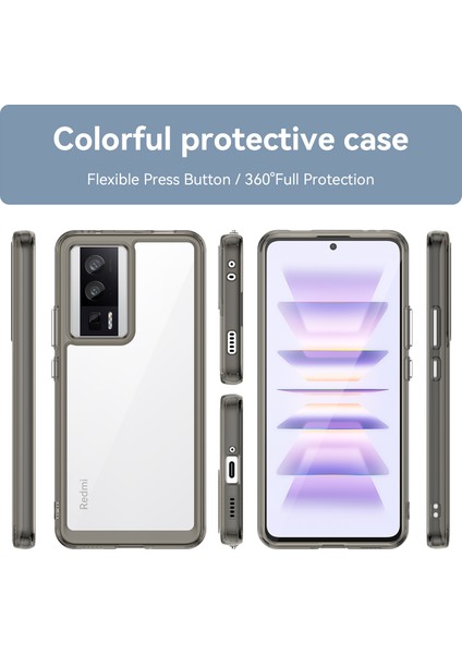 Xiaomi Redmi K60 Şeffaf Akrilik Cep Telefonu Kılıfları (Yurt Dışından) fiyatları