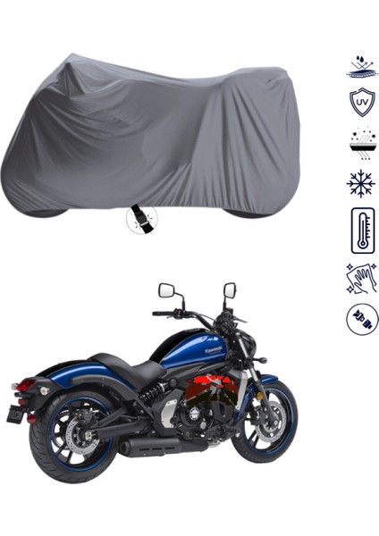 Kawasaki Vulcan S Motosiklet Brandası 4 Mevsim Su Geçirmez Motor Brandası