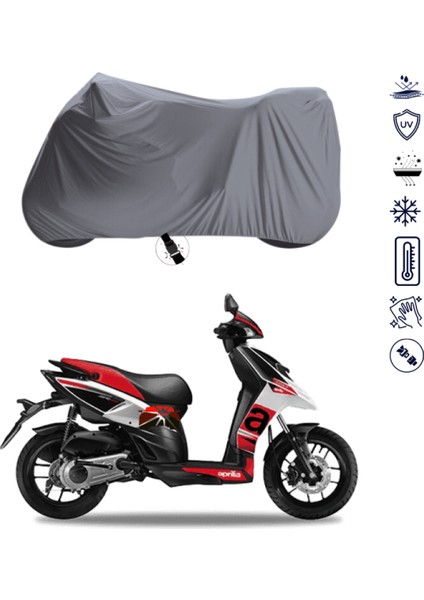 Aprilla Atlantic 200 Çantalı Motosiklet Brandası 4 Mevsim Su Geçirmez Motor Brandası