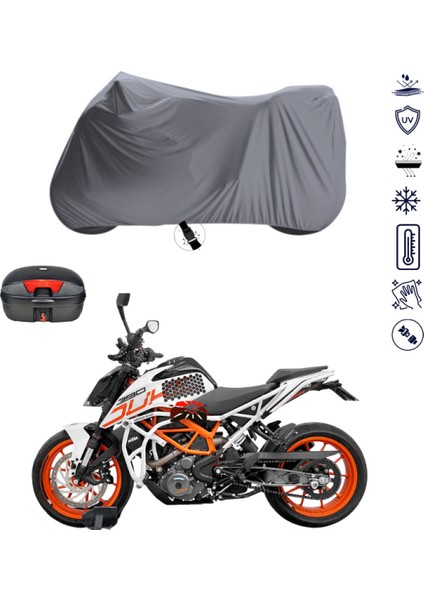 Ktm 390 Duke Çantalı Motosiklet Brandası 4 Mevsim Su Geçirmez Motor Brandası