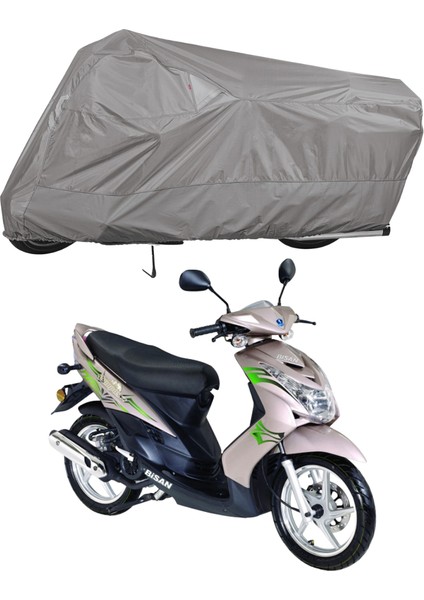 Bisan Teos 125 Motosiklet Brandası 4 Mevsim Su Geçirmez Motor Brandası