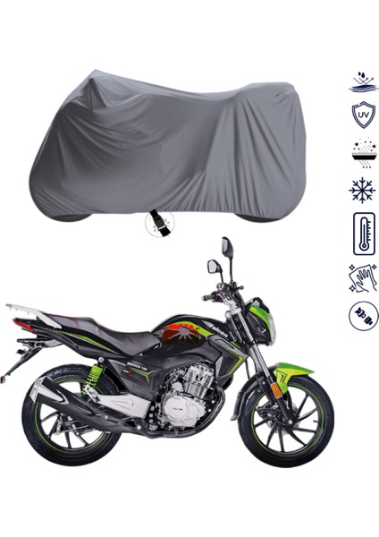 Falcon Crown 150 Motosiklet Brandası 4 Mevsim Su Geçirmez Motor Brandası