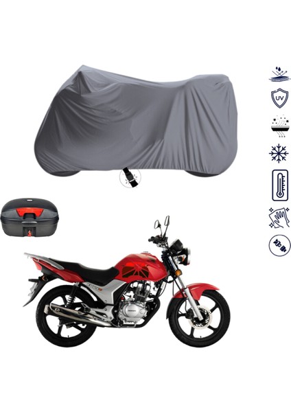 Honda Cb 125E Çantalı Motosiklet Brandası 4 Mevsim Su Geçirmez Motor Brandası