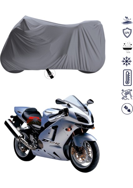 Kawasaki Zx-12 R Çantalı Motosiklet Brandası 4 Mevsim Su Geçirmez Motor Brandası