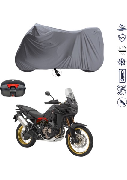 Honda Crf 1000 L Africa Twin Çantalı Motosiklet Brandası 4 Mevsim Su Geçirmez Motor Brandası