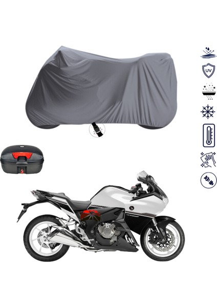 Honda Vfr 1200 Çantalı Motosiklet Brandası 4 Mevsim Su Geçirmez Motor Brandası