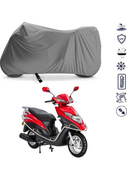 Kanuni Mati 125 Motosiklet Brandası 4 Mevsim Su Geçirmez Motor Brandası