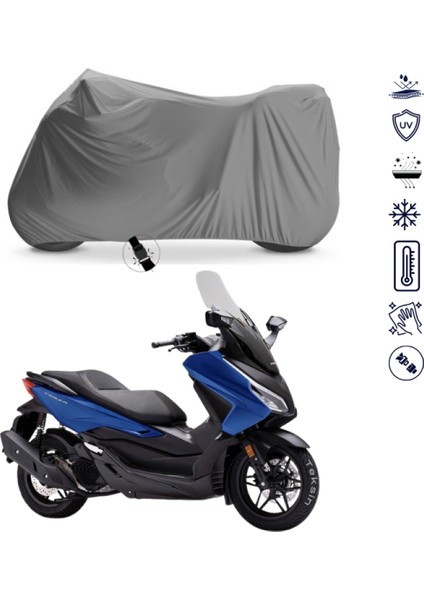 Asya Forza 125 Motosiklet Brandası 4 Mevsim Su Geçirmez Motor Brandası