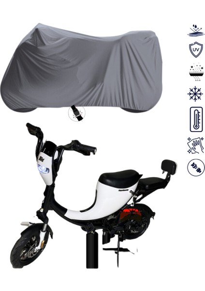 Bisan Nysa Scooter Motosiklet Brandası 4 Mevsim Su Geçirmez Motor Brandası