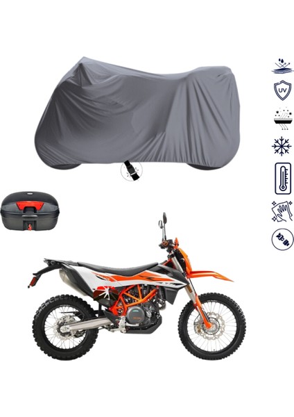 Ktm 690 Enduro R Çantalı Motosiklet Brandası 4 Mevsim Su Geçirmez Motor Brandası