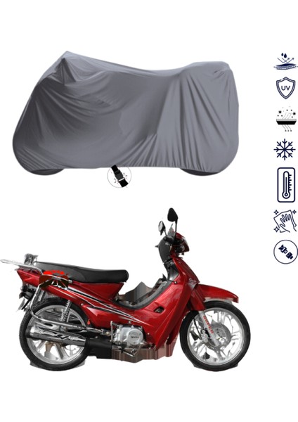 Çelik Motor Xgj 100-7 Motosiklet Brandası 4 Mevsim Su Geçirmez Motor Brandası