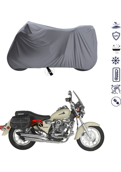 Keeway Super Lighy 150 Motosiklet Brandası 4 Mevsim Su Geçirmez Motor Brandası