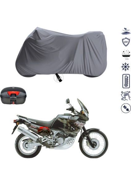 Honda Xrv 750 Africa Twin Çantalı Motosiklet Brandası 4 Mevsim Su Geçirmez Motor Brandası