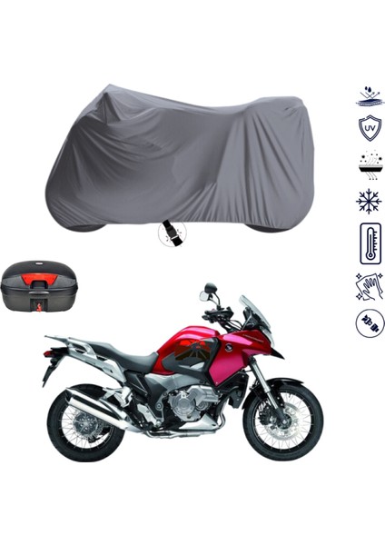 Honda Vfr 1200 x Crosstourer Çantalı Motosiklet Brandası 4 Mevsim Su Geçirmez Motor Brandası
