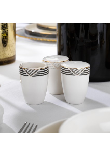 Adel Line Yemek Takımı-56 Parça-Gold